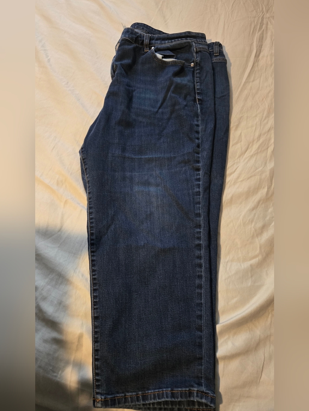 Women's Mid Rise  Dark Blue Jeans